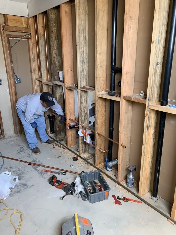Commercial rough-in plumbing for Trenchless Sewer Repair in Geneseo